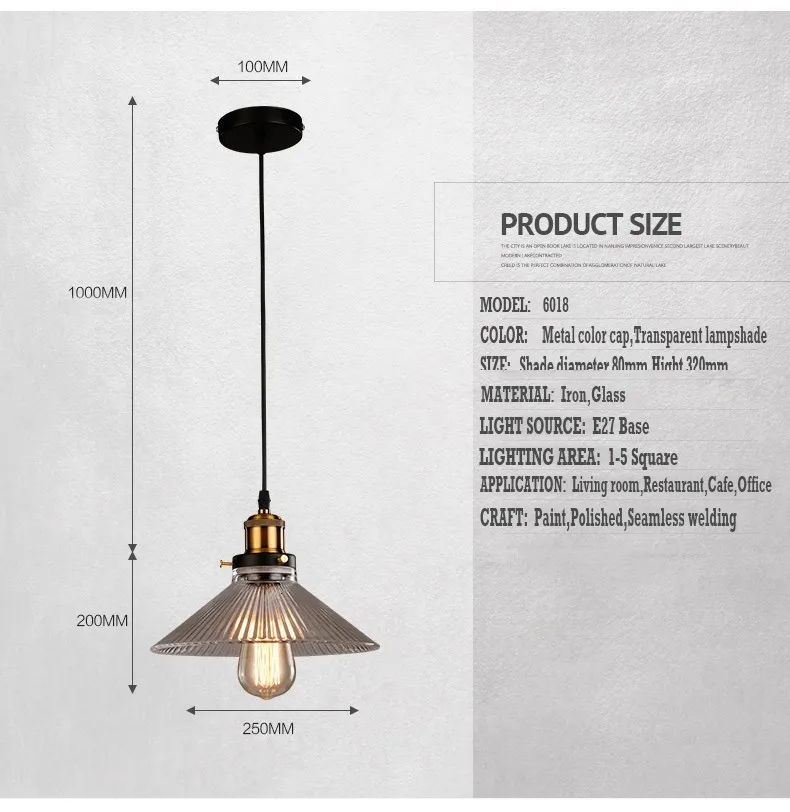 Современная стеклянная светодиодная кухонная железная Золотая Подвесная лампа