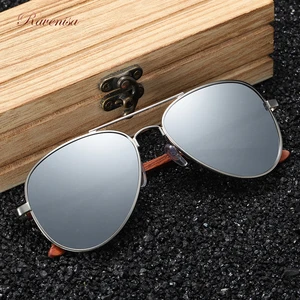 Fashion Wooden Sunglasses For Men 2020 Women Wood Pilot Sun Glasses With Polarized Lenses  Summer Wi