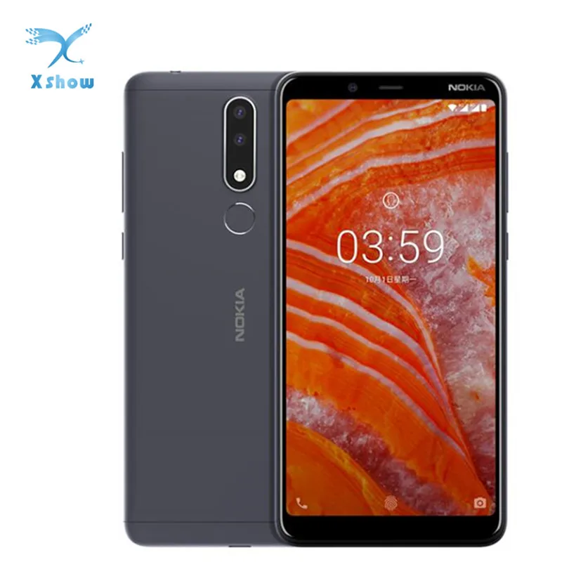 NOKIA 3,1 плюс мобильный телефон, 3 Гб оперативной памяти, Оперативная память 32GB Встроенная память 6,0 дюймов 18:9 Helio P22 Восьмиядерный Android 8 13+ 8 Мп функция отпечатков пальцев, 4G, LTE смартфон