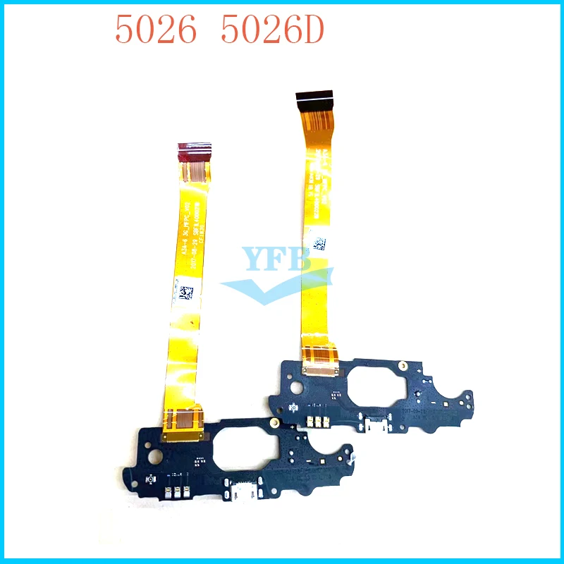 USB зарядный док-порт гибкий кабель для Alcatel 3C 5026 5026D 1S 2020 5028 5028D зарядное устройство