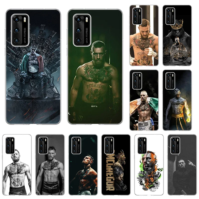 

Soft TPU Silicone Phone Case for Huawei P50 P40 Lite P30 Pro P20 Y7A Y8S Y5 Y6 Y7 2019 P-Smart Z 2021 Conor Mcgregor Cover