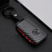 carbon fiber car key case for mazda 3 alexa cx4 cx5 cx8 2019 2020 34 button key cover case remote folding shell accessories