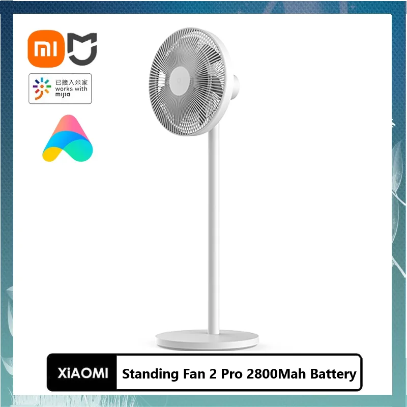 Kaufen Hot Xiaomi Mijia Smart Standing Fan 2 Pro Batterie Edition Magnetische Verbindung Wiederaufladbare Drahtlose Elektrische Fan BPLDS03DM