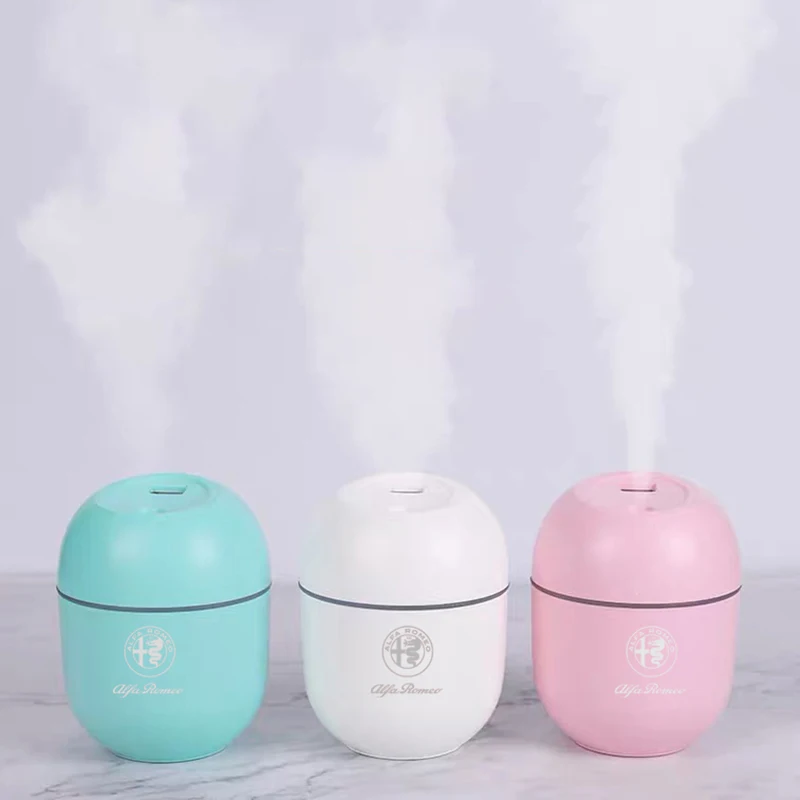 

Air Humidifier Ultrasonic Air Purifier With LED Light for Car Home Office For alfa romeo 159 156 147 giulia Car Accessories