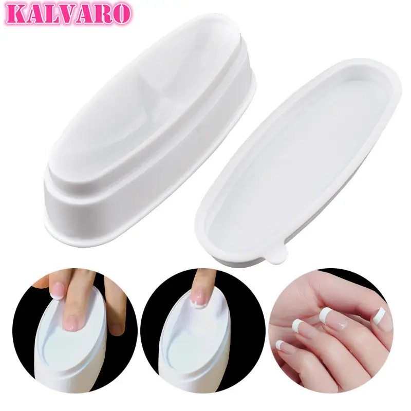 1 шт. модные искусственные губки для ногтей порошок французские накладные ногти