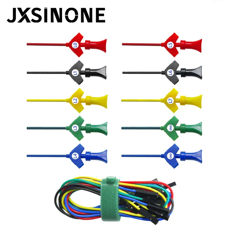 JXSINONE P1512D мини Grabber SMD IC Тесты крюк клипса датчик перемычки набор измерительных