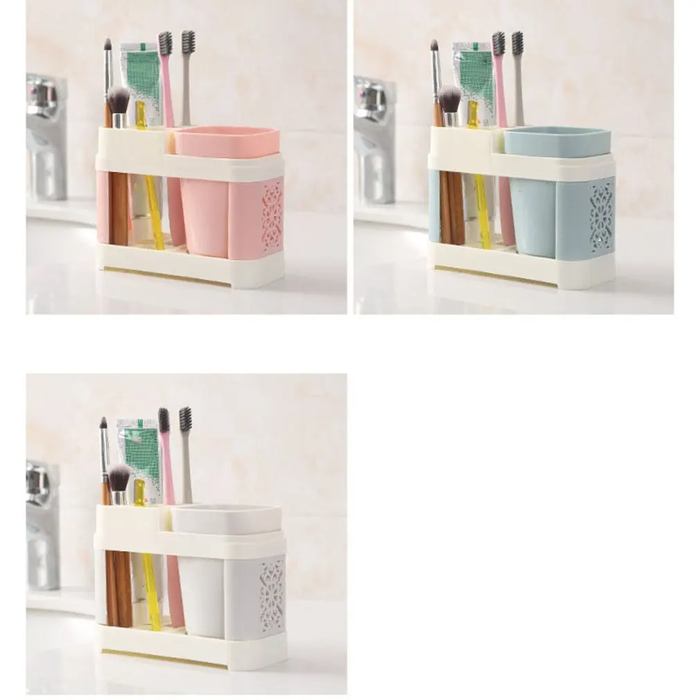 Creative Mouth Cup Bathroom Toothbrush Holder Washing Set Brushing Teeth Cylinder Toothpaste Rack Combination |