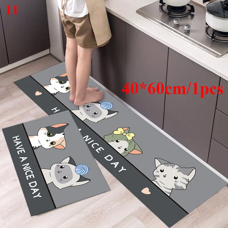 

Bedroom Door Carpets Door Mats Rectangular Bathroom Floor Mats Absorbent Convenient Animal Floor Mats Kitchen Floor Mats