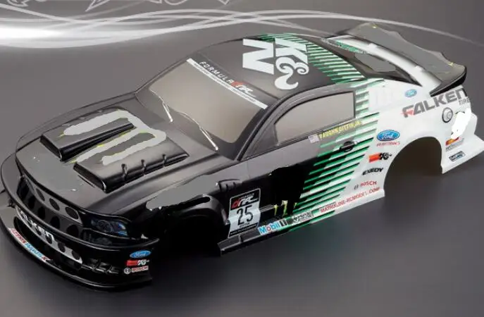 1/10 Масштаб RC Drift Onroad внутренний корпус 1966 Ford Mustang GT 200 мм для HPI KYOSHO TAMIYA HSP REDCAT FS YOMAKO CC01 hRAXXAS - Цвет: RTR BODY GT