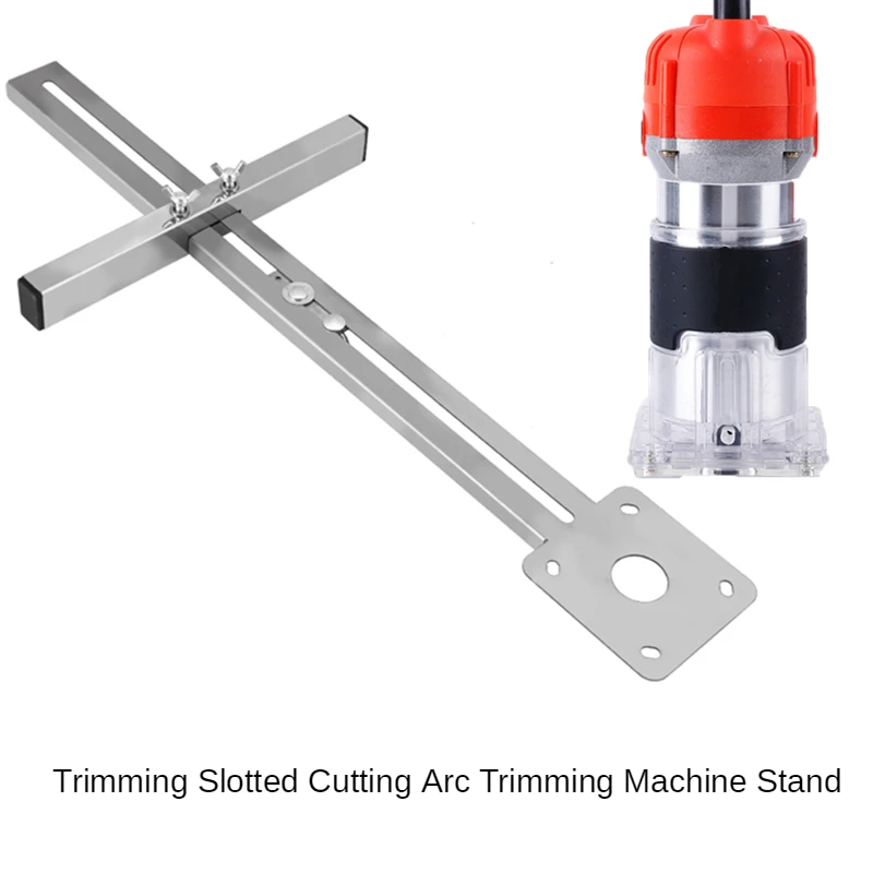 

New Trimming Machine Edge Guide Rail Positioning Cutting Board Tool Hole Opener Woodworking Router Circular Milling Groove