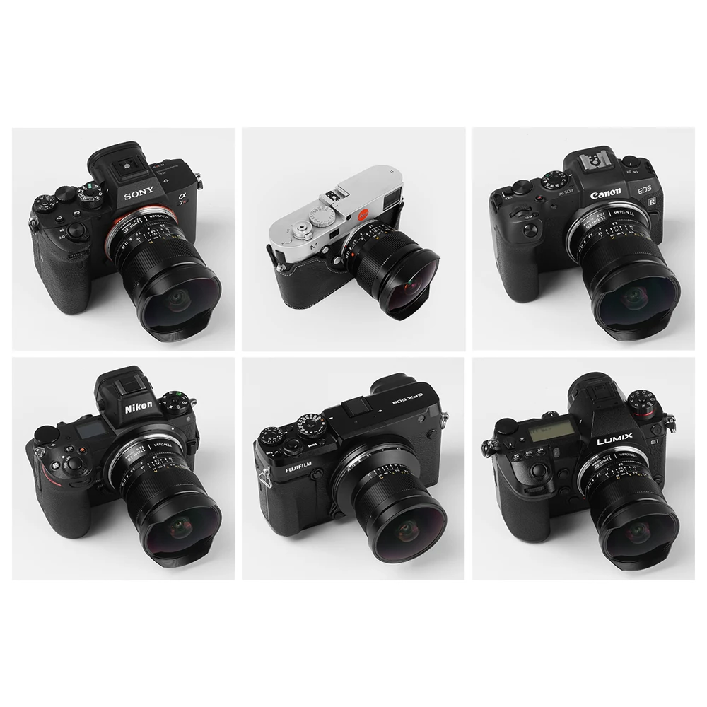 Объектив TTArtisan 11 мм F2.8 Full Fame рыбий глаз для Sony A7c A7m3/ Nikon Z6 | Z7 Zfc / Canon/ Sigma FP/Fuji GFX 50s 50R 100s