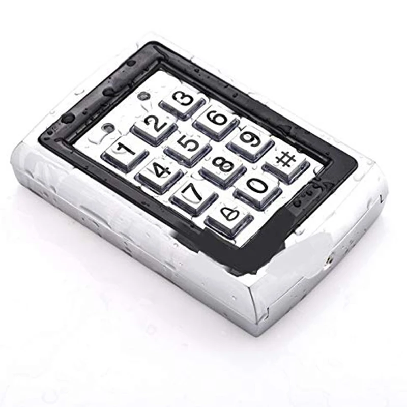 

RFID Access Control Keypad with 1000 Users 125KHz Card Reader Keypad Key Fobs Door Access Control System