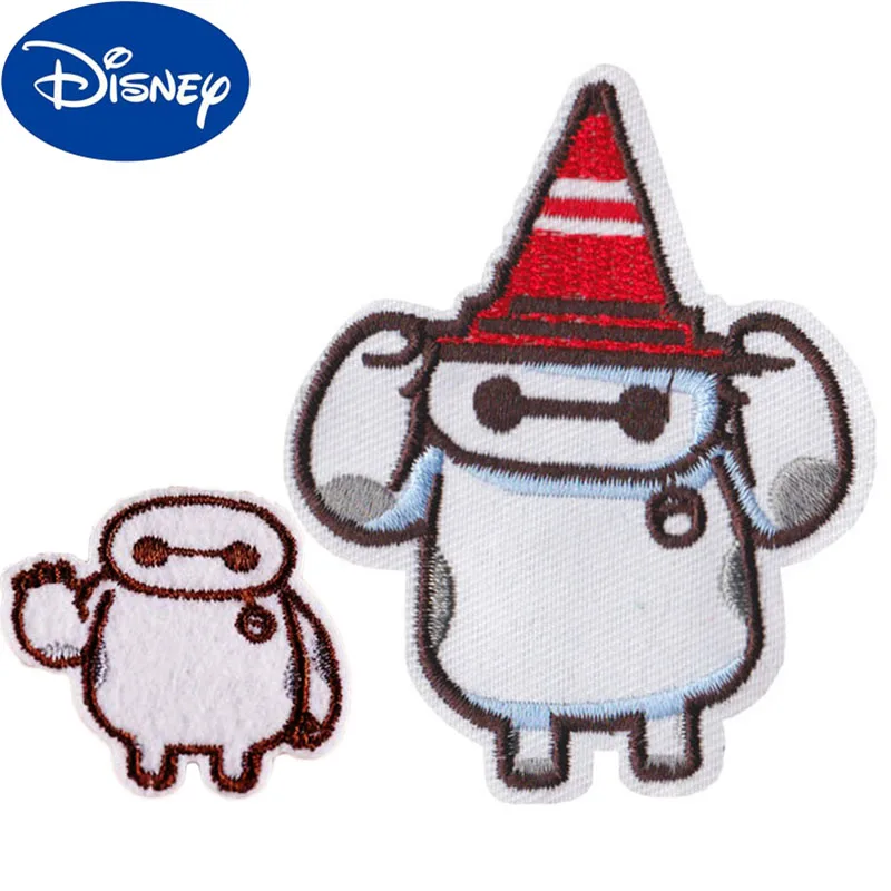 Вышитые тканевые наклейки Disney Baymax Мультяшные аниме-фигурки большого героя 6