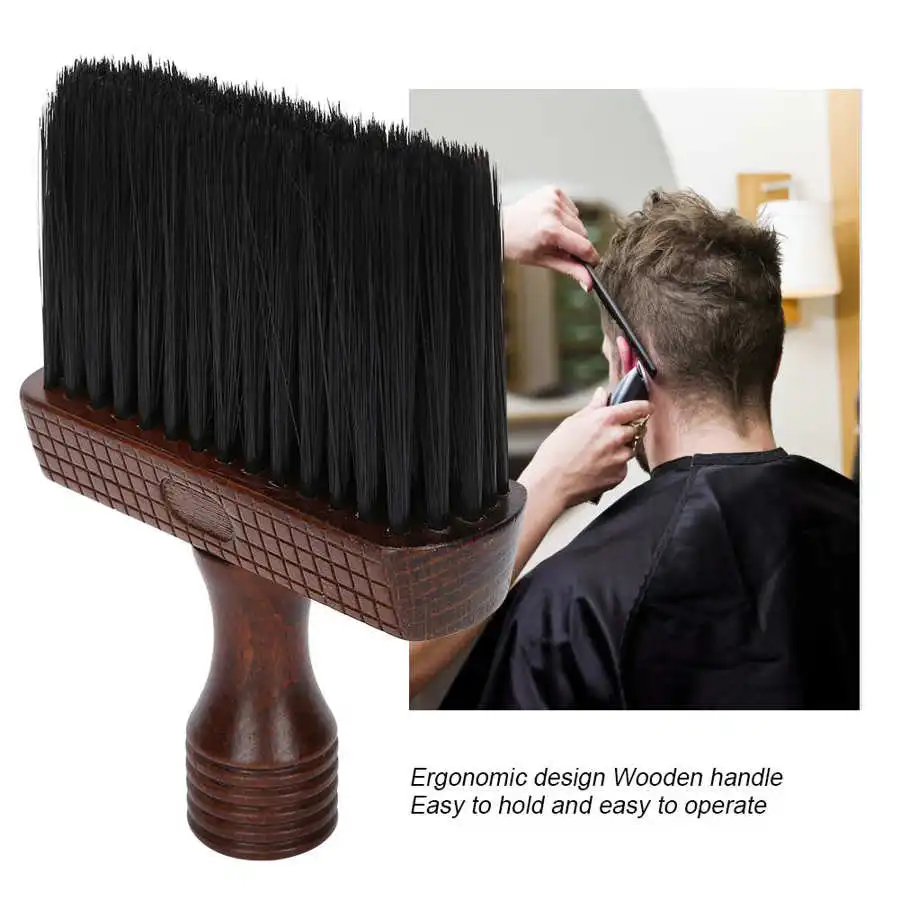 

Professional Soft Hairdressing Hair Cutting Broken Hair Sweep Brush Neck Sweep Tool Barber Supplies