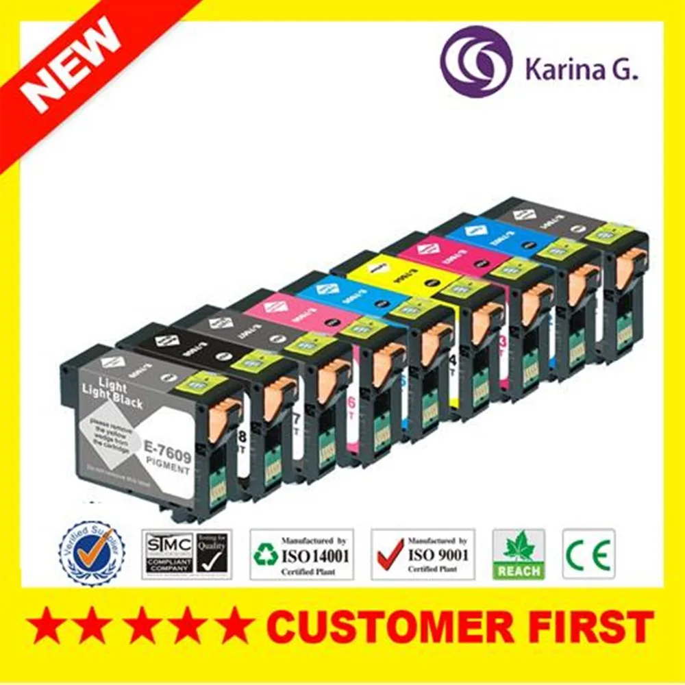 Совместимость для Epson T7601 T7602 T7603 T7604 T7605 T7606 T7607 T7608 T7609 чернильный картридж SURECOLOR SC