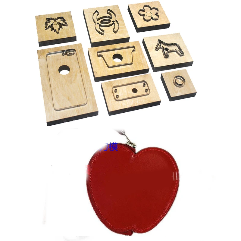 

Japan Steel Blade Handmade Leather Knife mold fruit coin bag wallet Leathercraft Hollow Punch Knife Mould Template