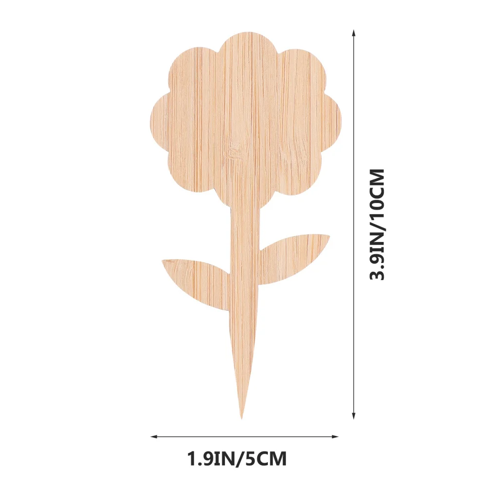 

60pcs Eco-Friendly Garden Plants Labels Plants Marking Bamboo Sticks Bamboo Tags