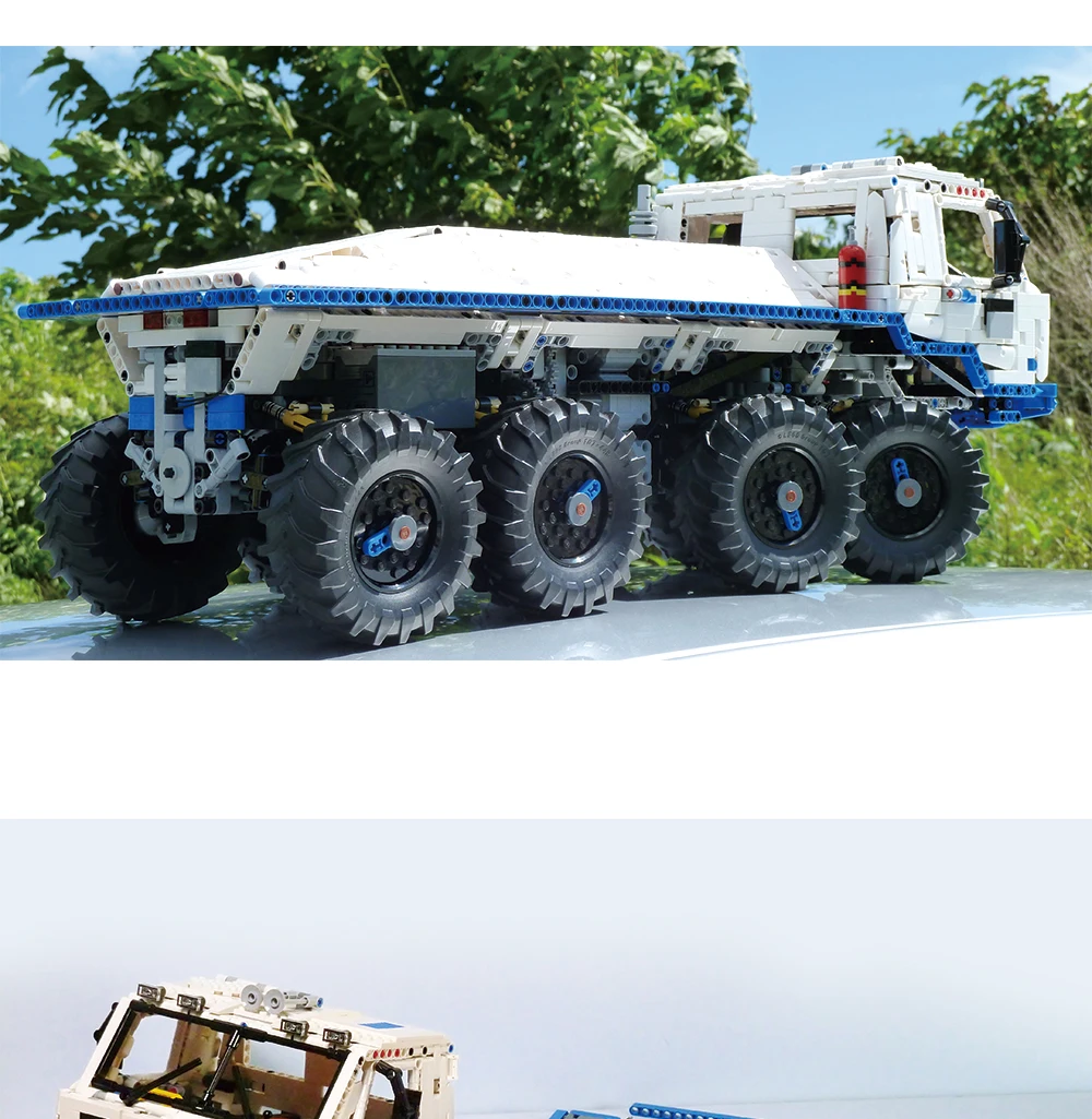 BulidMOC Tatra T813 8x8 PROFA инженерный автомобиль трактор игрушка самосвал Модель классическая игрушка автомобиль детские игрушки инженерный автомобиль