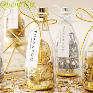 Пластиковая коробка для сладостей, 12 шт., пластиковая коробка для шампанского сделай сам, подарочные коробки для детского праздника, свадьбы, поставка украшений для вечеринок