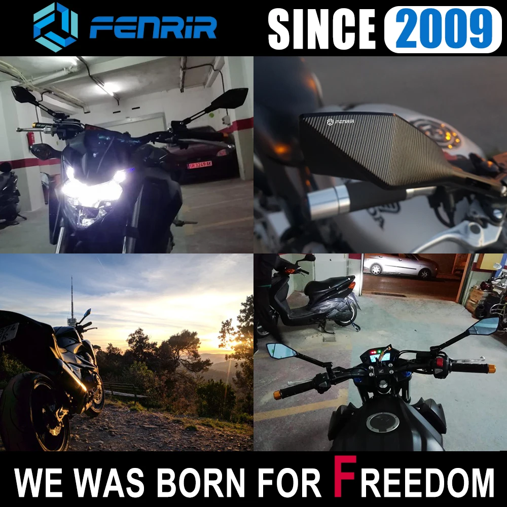 Боковое зеркало заднего вида для мотоцикла Honda CB Suzuki Bandit SV650 GSR750 Kawasaki Z125 Z650 Z750 Z900