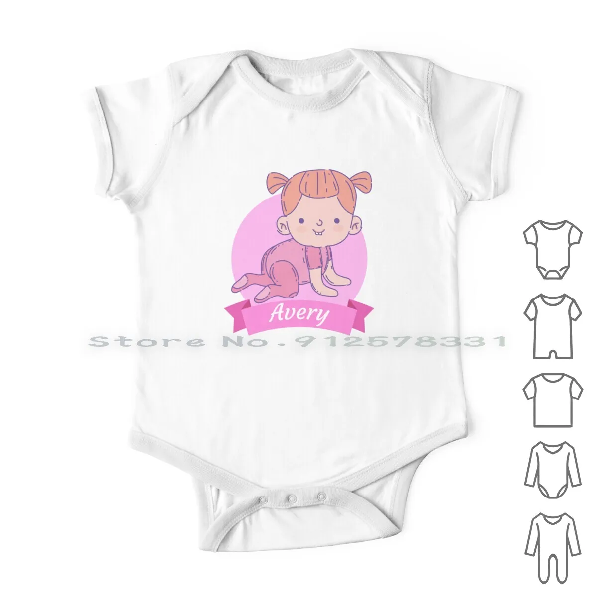 Avery имена для новорожденных девочек одежда комбинезоны хлопковые Детские с