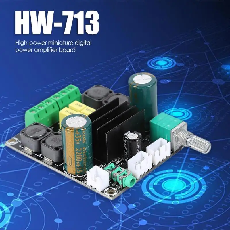 TPA3116D2 50Wx2 высокомощный цифровой аудио музыкальный усилитель Плата усилителя |