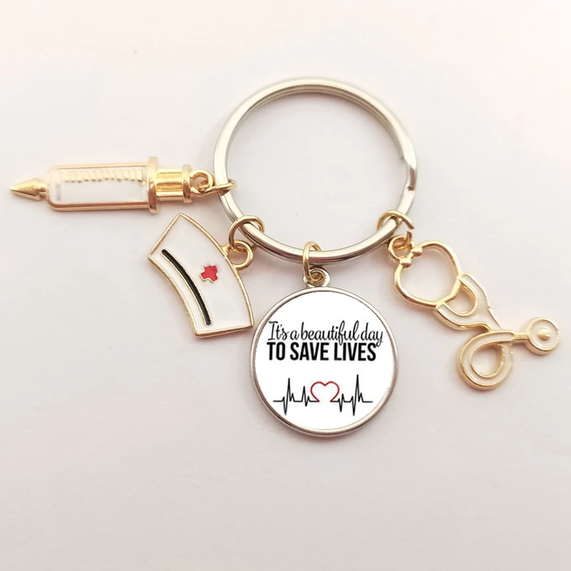 Модный красивый ангел звонок значок шаблона брелок мини медицинская модель