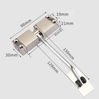 2021 new stainless steel automatic spring door closing device can adjust the door closing device160x96x20mm furniture hardware