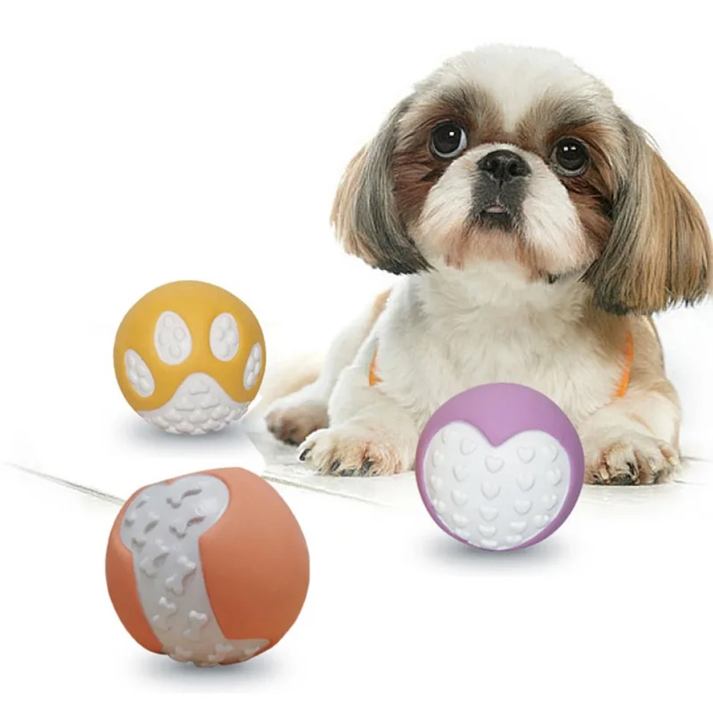 

Игрушечный мяч для питомца из латекса звучание мяч жевать голос игрушка для домашних животных нетоксичный тренировочные мячи прочный скри...