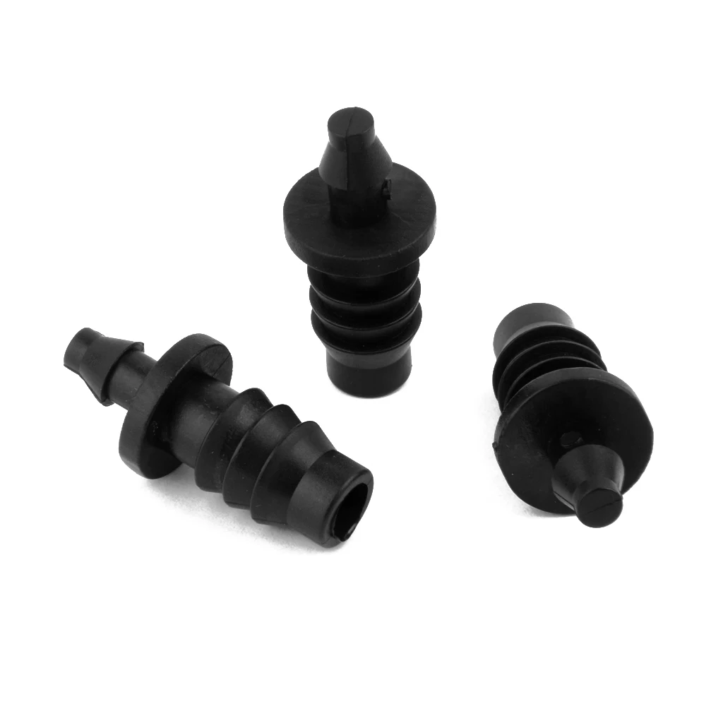 

50pcs Barbed Tubing End Plugs Garden Agricultural Irrigation Drip Bulk Connector Coupling Fittings