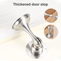 door stopper magnetic door stop stainless steel door catch holder screws home kitchen bathroom hold door open wall floor mount