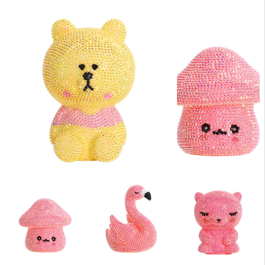 

DIY Diamond Painting Violent bear Led Light Lamp Diamond Mosaic Cross Stitch Embroidery Diamond Color night light