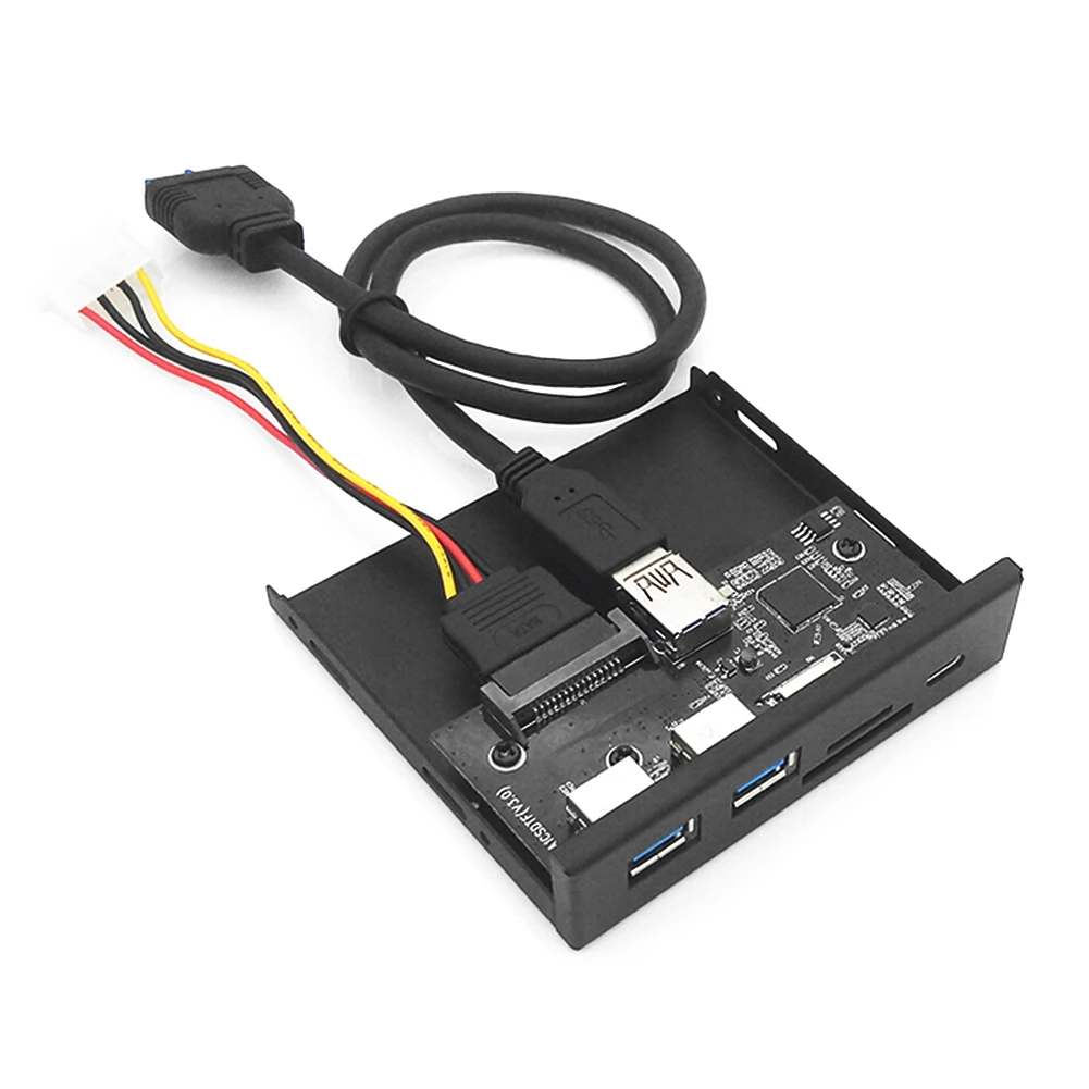Адаптер для бытового компьютера TYPE-C USB 3 0 TF SD передняя панель детали безопасности