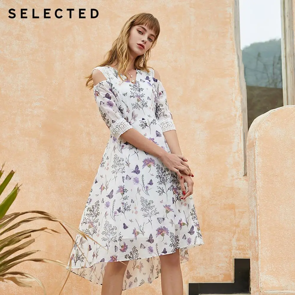 Платье миди летнее облегающее кружевное с принтом|Женские платья| |