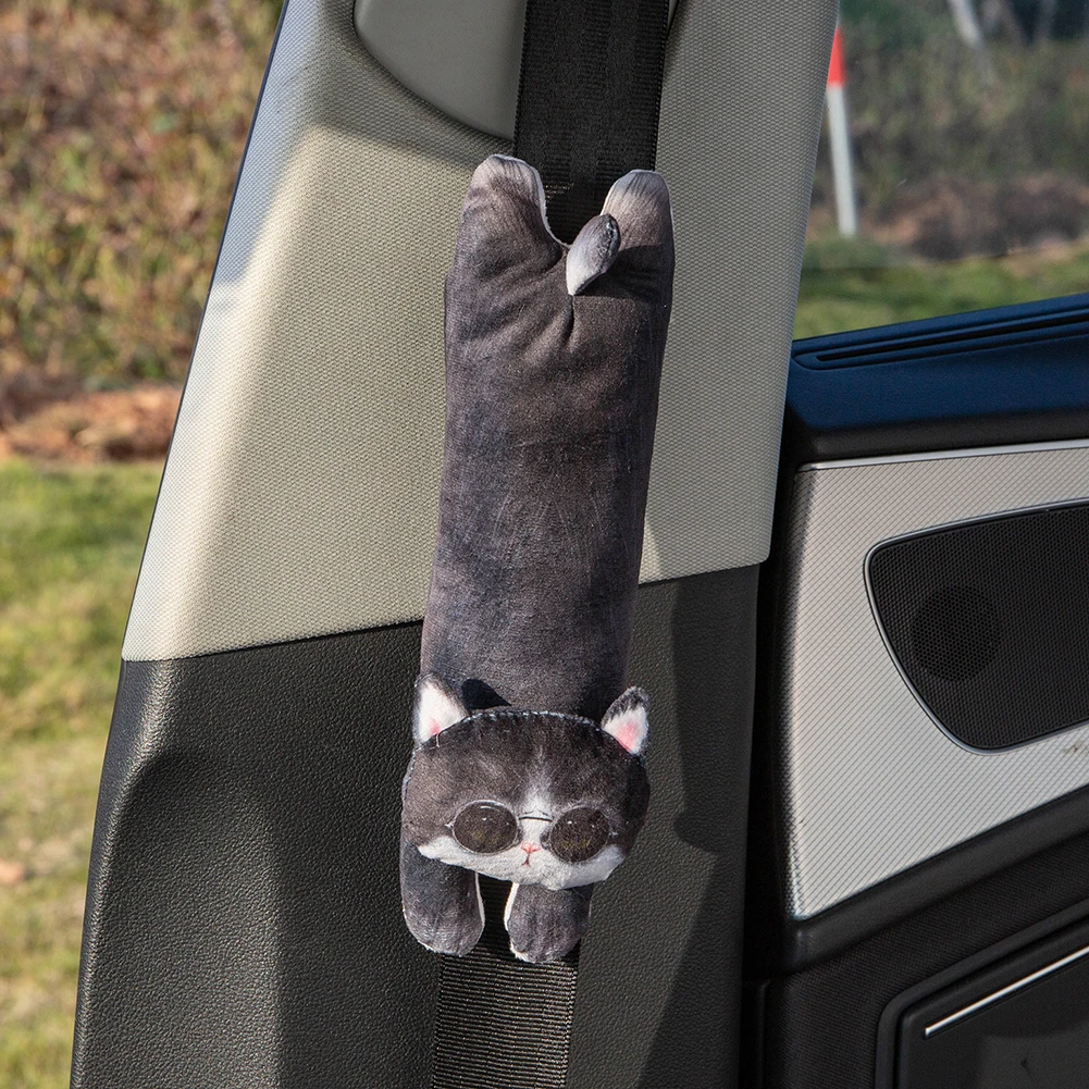 Автомобильный ремень безопасности крышка плюшевые плечевая накладка милые 3D