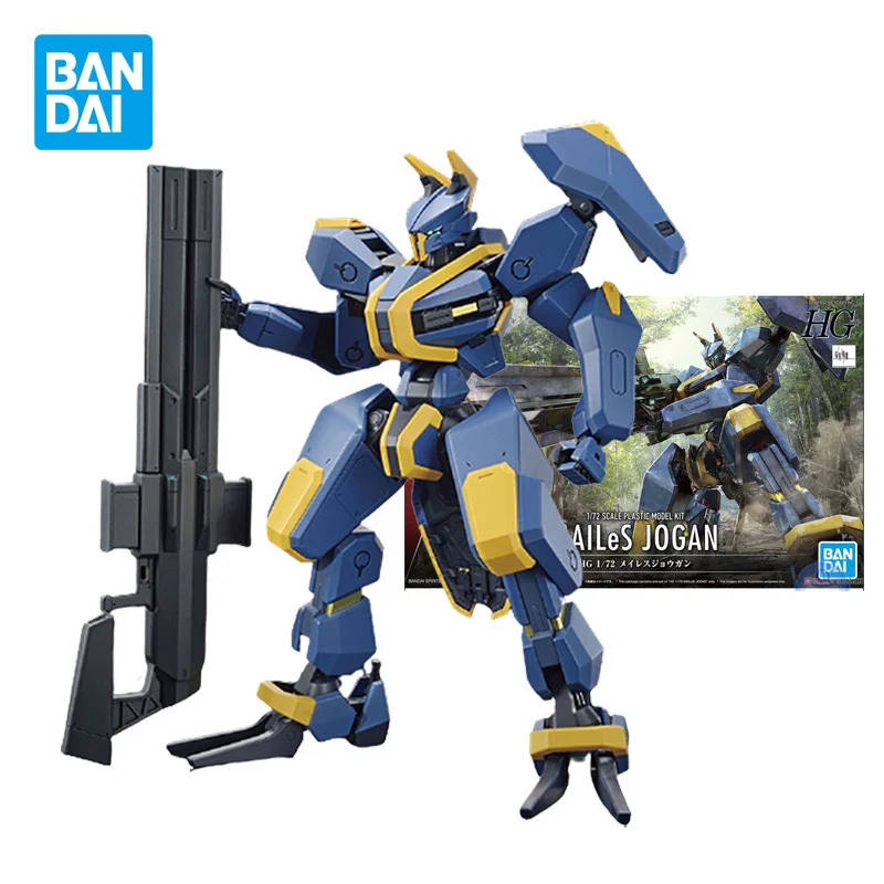 

Bandai Kids Assembly Toy Robot Model HG 1/72 Realm Fighter Mailes Jogan Anime Action Figure Toys For Boys Kids Gift Collectibles