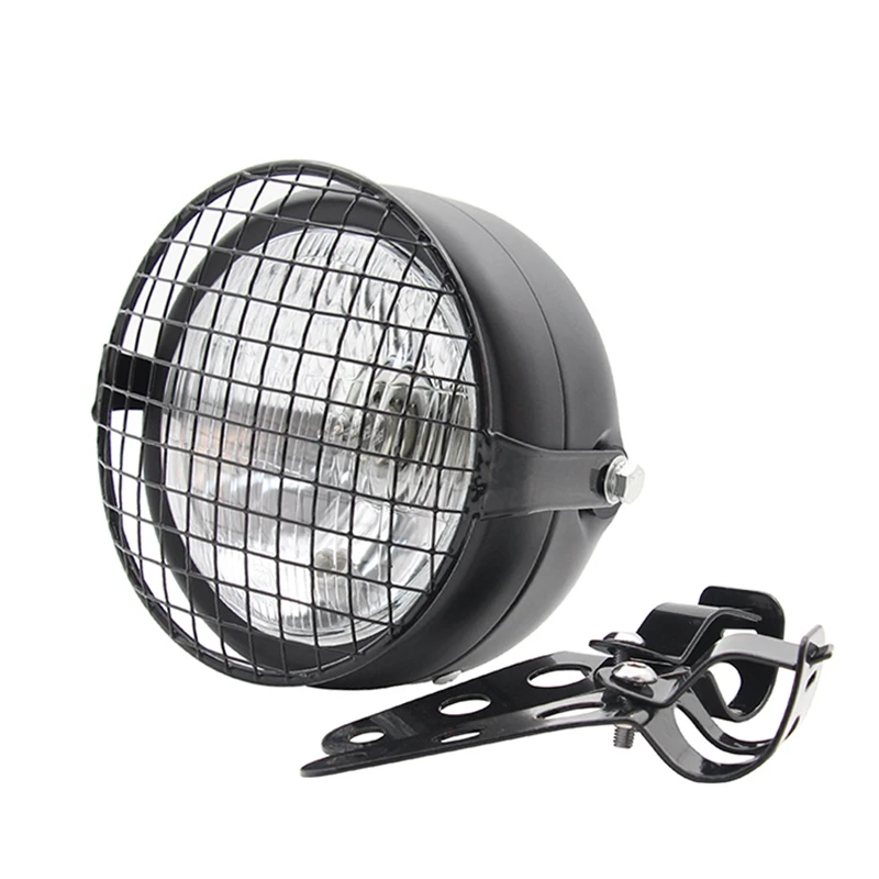 Универсальное Боковое крепление для мотоцикла в стиле ретро прозрачная фара 35 Вт