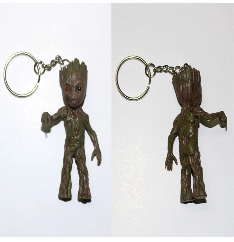 Strongwell кукла Грут связка ключей детское дерево фигурка мужчины Marvel guardiers Groot Cos галактика Мстители украшение фигурка игрушка
