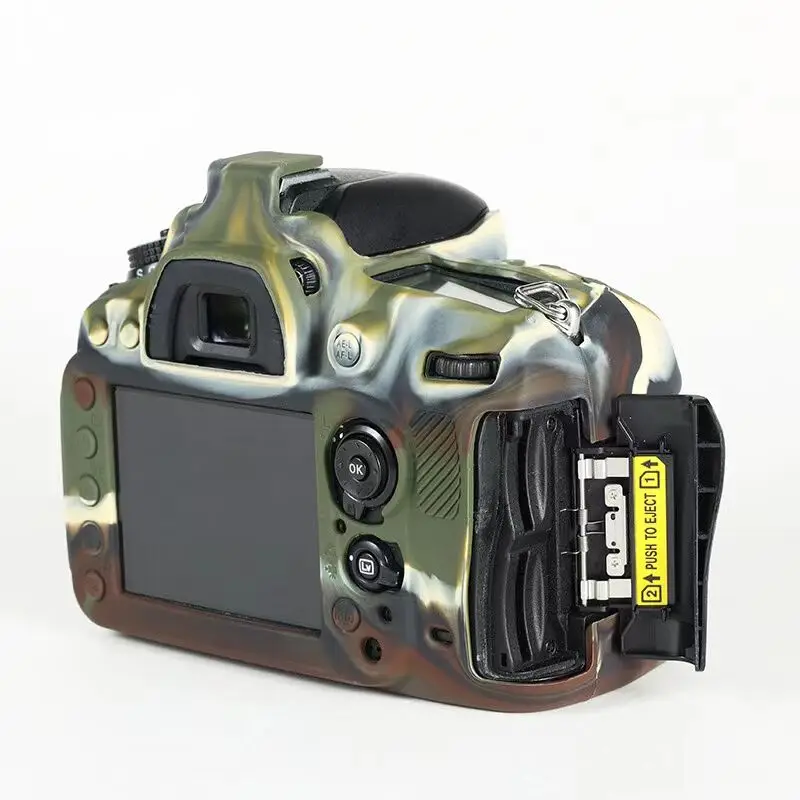 Мягкий силиконовый чехол резиновый защитный корпус для камеры Nikon D610 D600 |