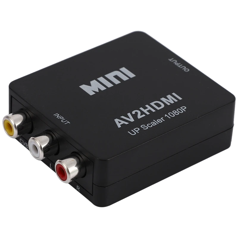 Переходник с RCA на HDMI AV 1080P Mini Composite CVBS HD видео аудио адаптер для PS3 PS4 STB VHS VCR камеры