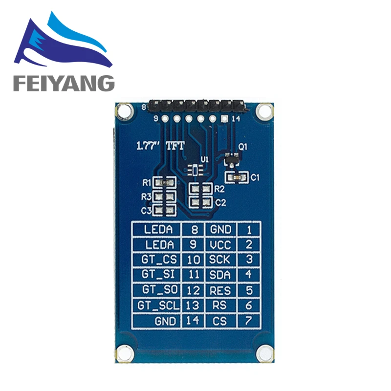 10 шт. 1 77 дюймов TFT LCD экран 128*160 TFTSPI цветной модуль последовательного порта |