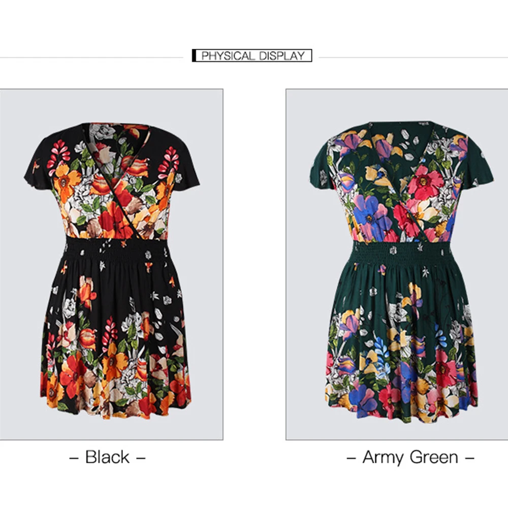 Женское платье миди с рукавом бабочкой большие размеры|Женские платья| |