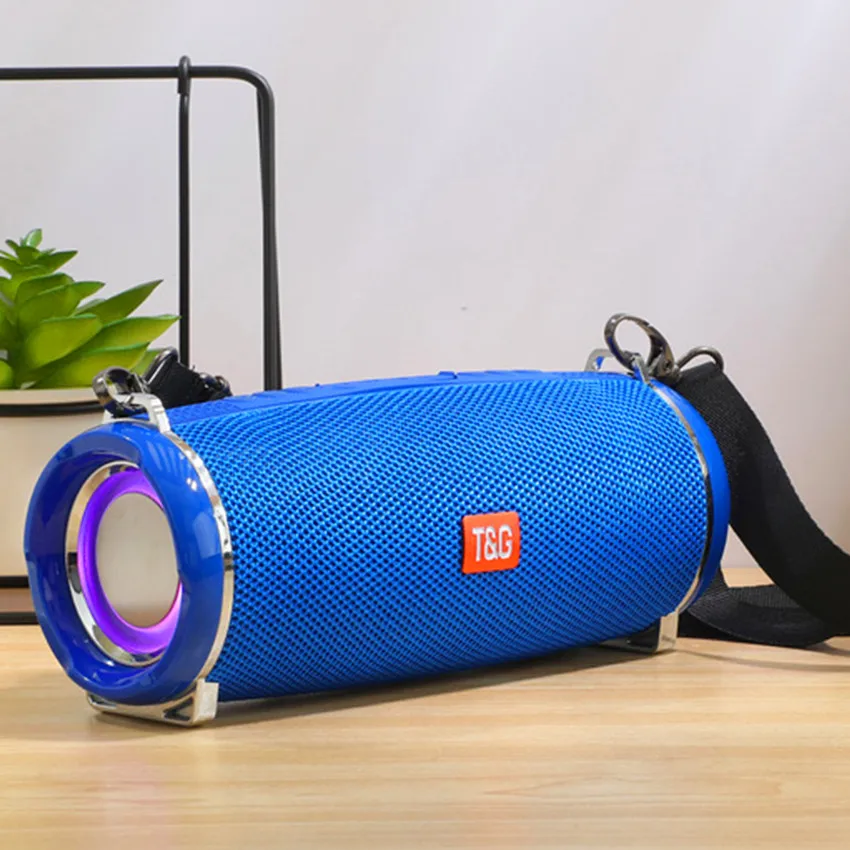 Беспроводная Bluetooth-Колонка TG192 Портативная колонка с басами Hi-Fi сабвуфер бумбокс