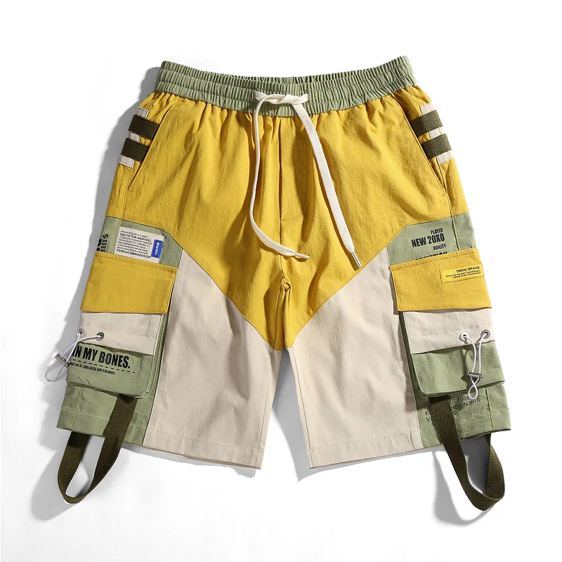 

2020 Harajuku Streetwear Summer Men Cargo Shorts Casual Multi Pocket Short Pants Hip Hop Sweatshorts