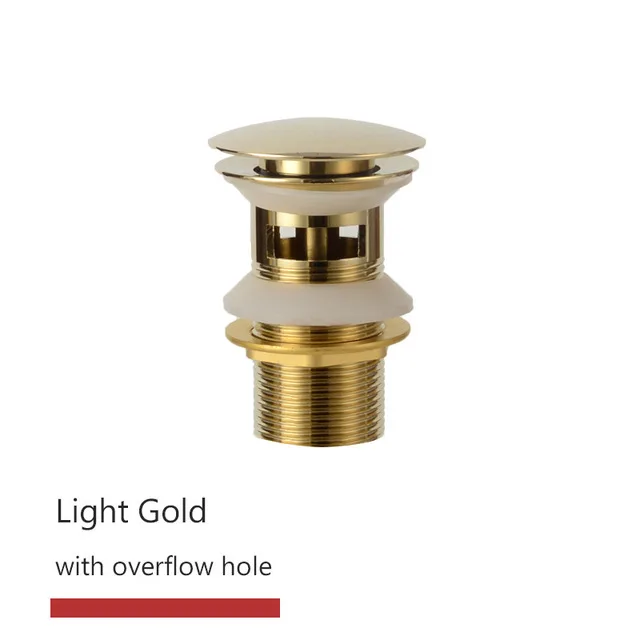 

Сливная пробка для раковины SEKOVA, латунь, матовый черный/хром/розовое золото/матовое золото