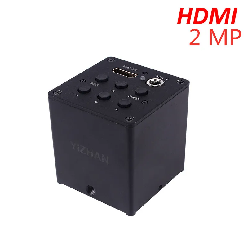 Наборы Цифровых Микроскопов HDMI VGA промышленный микроскоп камера+ 130X C крепление объектива+ светодиодный кольцевой светильник для чип для телефона ремонт микро скап