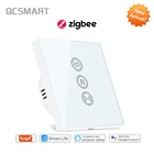 ZigBee 3,0 Tuya Smart Life ЕС переключатель для штор с трубчатым двигателем электрические жалюзи Google Home Alexa Echo Голосовое управление сделай сам