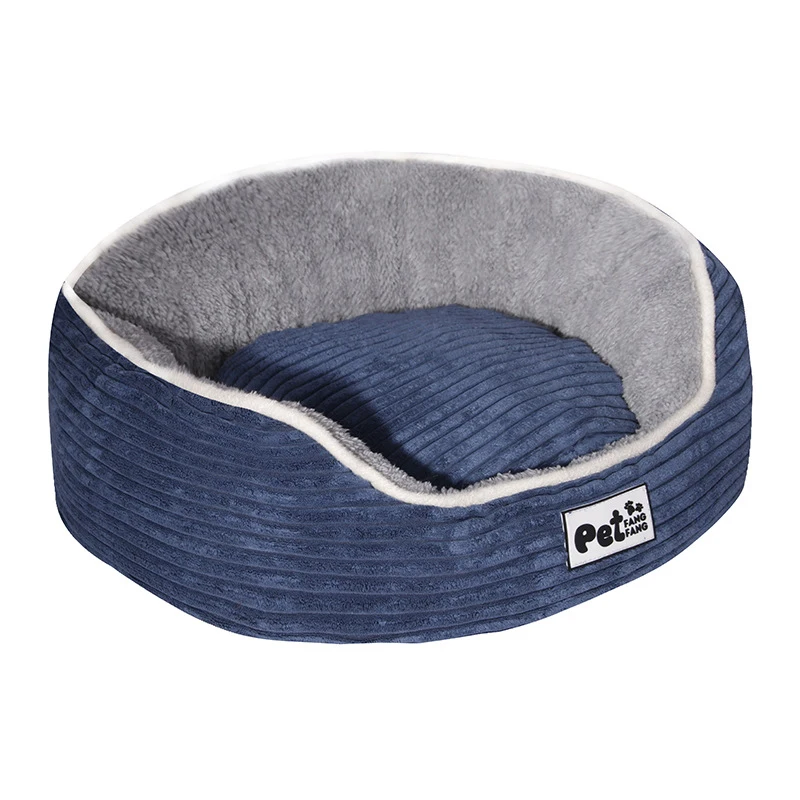 Плюшевая кровать для домашних животных плюшевая собак и кошек модная удобная