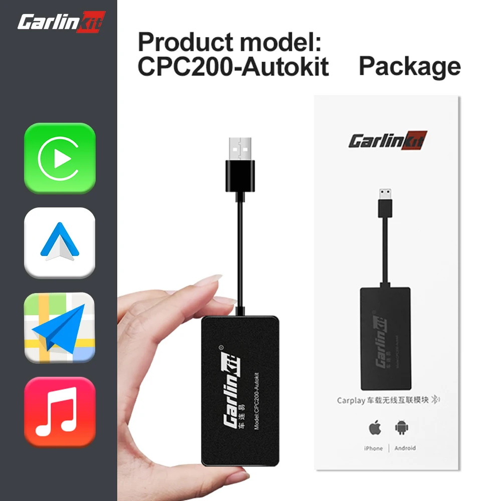Carlinkit Apple CarPlay беспроводной ключ Android Авто USB для изменения экрана автомобильный