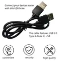 Высококачественный черный Удлинитель USB 2,0 «папа»-«папа» м/м, 1 шт., лидер продаж, Новинка